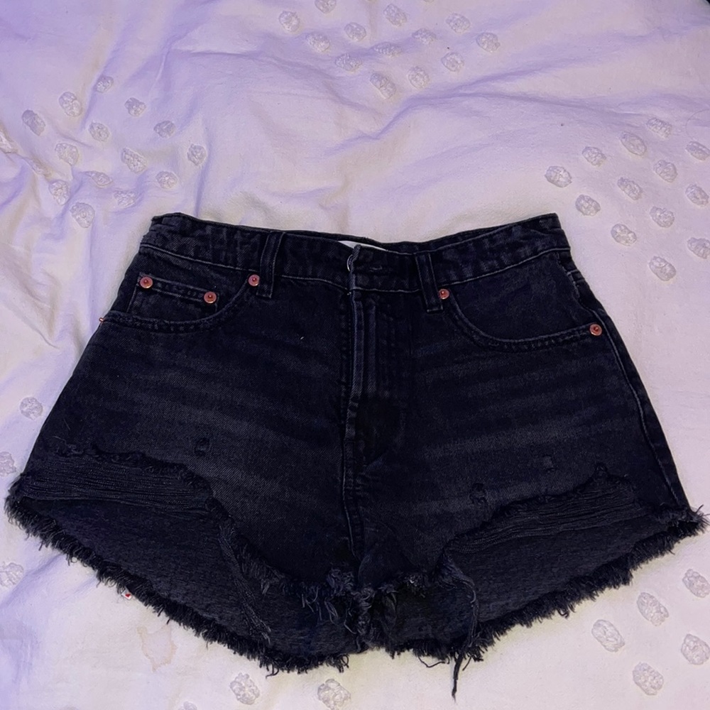 zara high waisted shorts